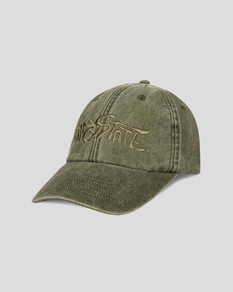 Old school cap (olive) back