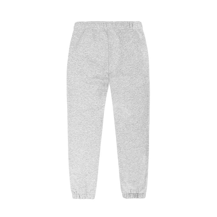 Gray sweatpants back