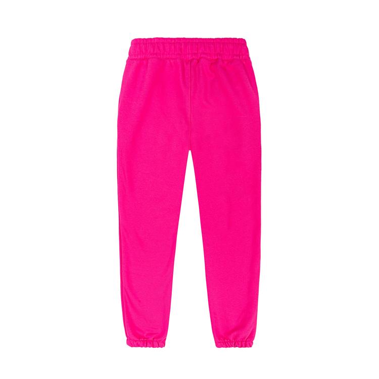 Pink sweatpants back