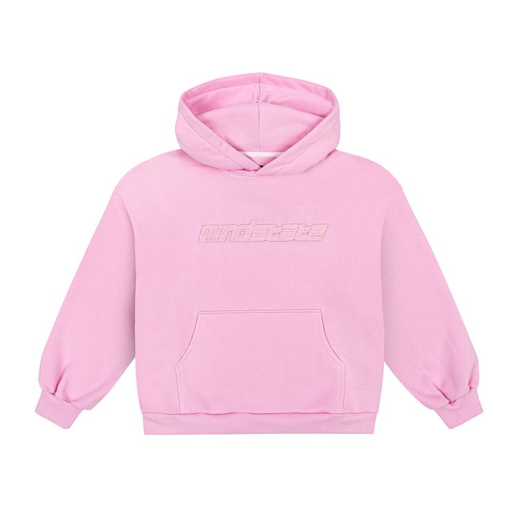 Rose frotte hoodie front